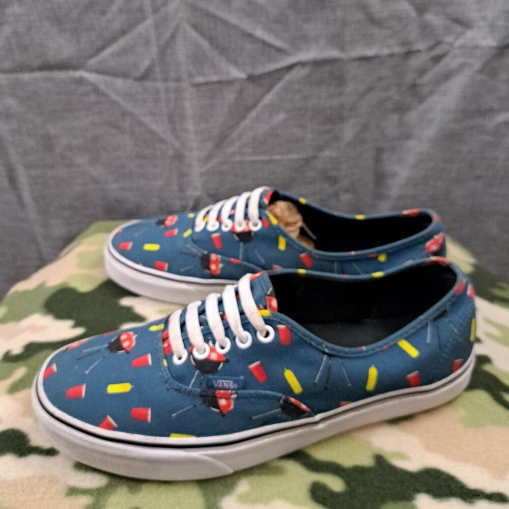 %Vans Authentic Pool Vibes BBQ Cookout Summer Shoes Mens 11.5 / A53
